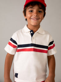 Polo m/curta Nata-tomat (Vermelho)  para Menino - Mayoral