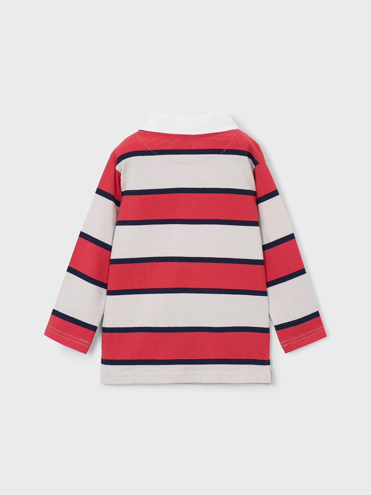 Polo m/comp. riscas Tomate (Vermelho)  para Menino - Mayoral