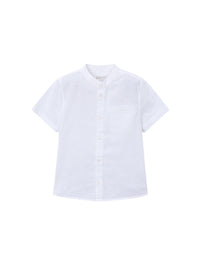 Camisa m/ curta linho Branco (Branco)  para Menino - Mayoral