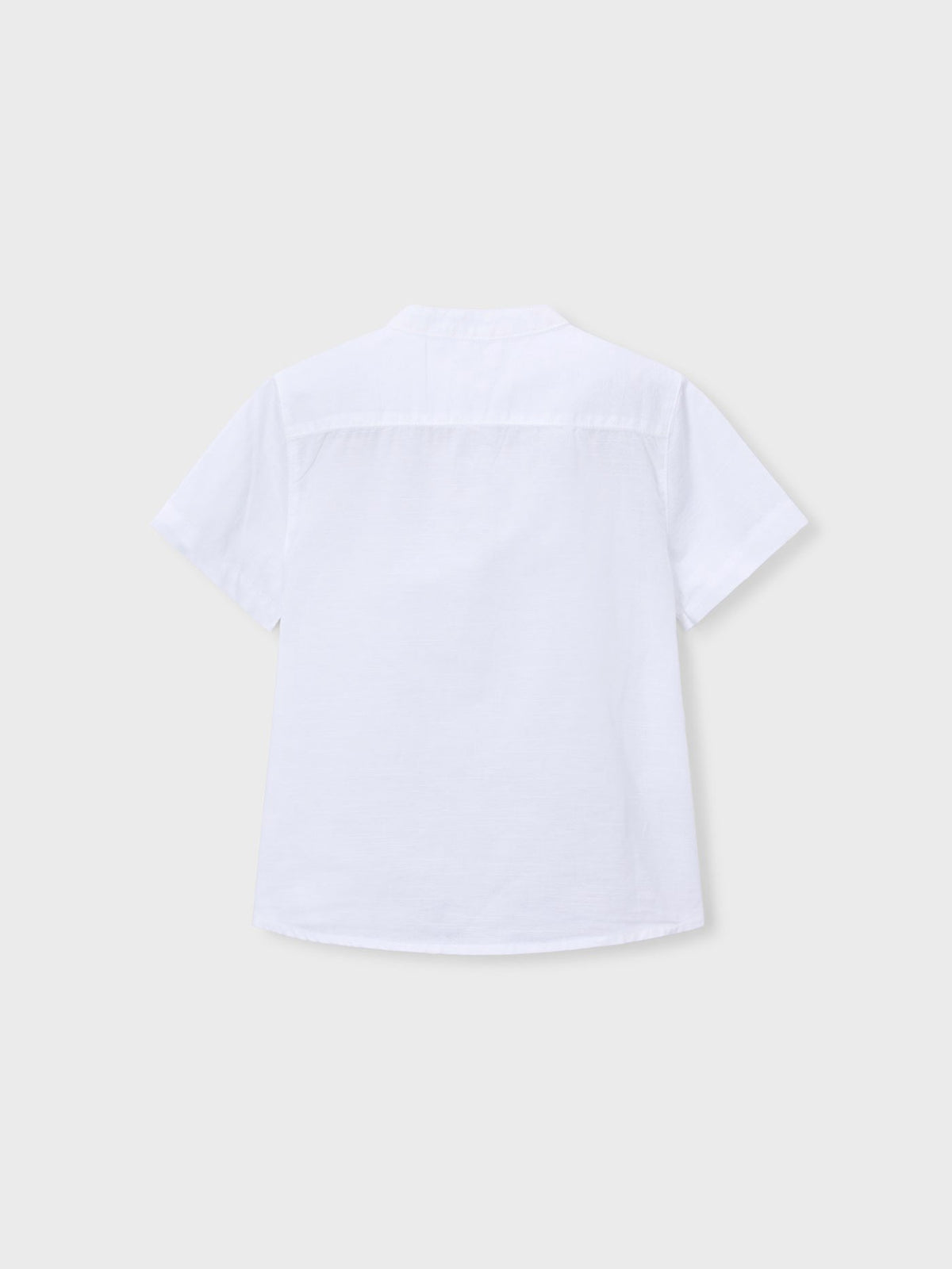 Camisa m/ curta linho Branco (Branco)  para Menino - Mayoral