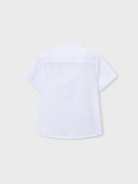 Camisa m/ curta linho Branco (Branco)  para Menino - Mayoral