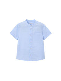 Camisa m/ curta linho Celeste (Celeste)  para Menino - Mayoral