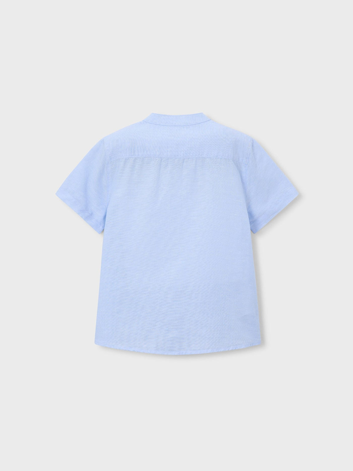Camisa m/ curta linho Celeste (Celeste)  para Menino - Mayoral