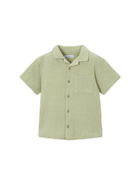 Camisa m/c bambula Bambu (Verde Alface)  para Menino - Mayoral