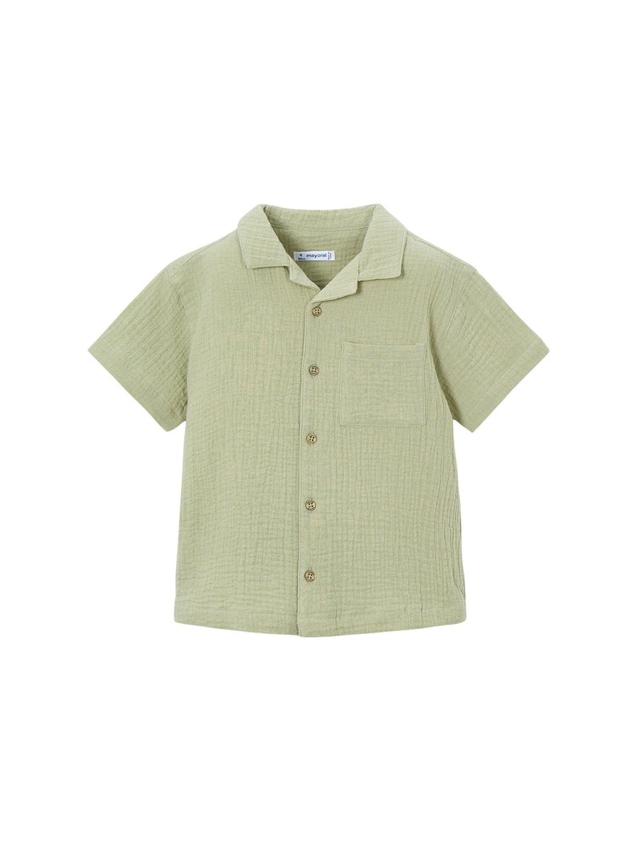 Camisa m/c bambula Bambu (Verde Alface)  para Menino - Mayoral
