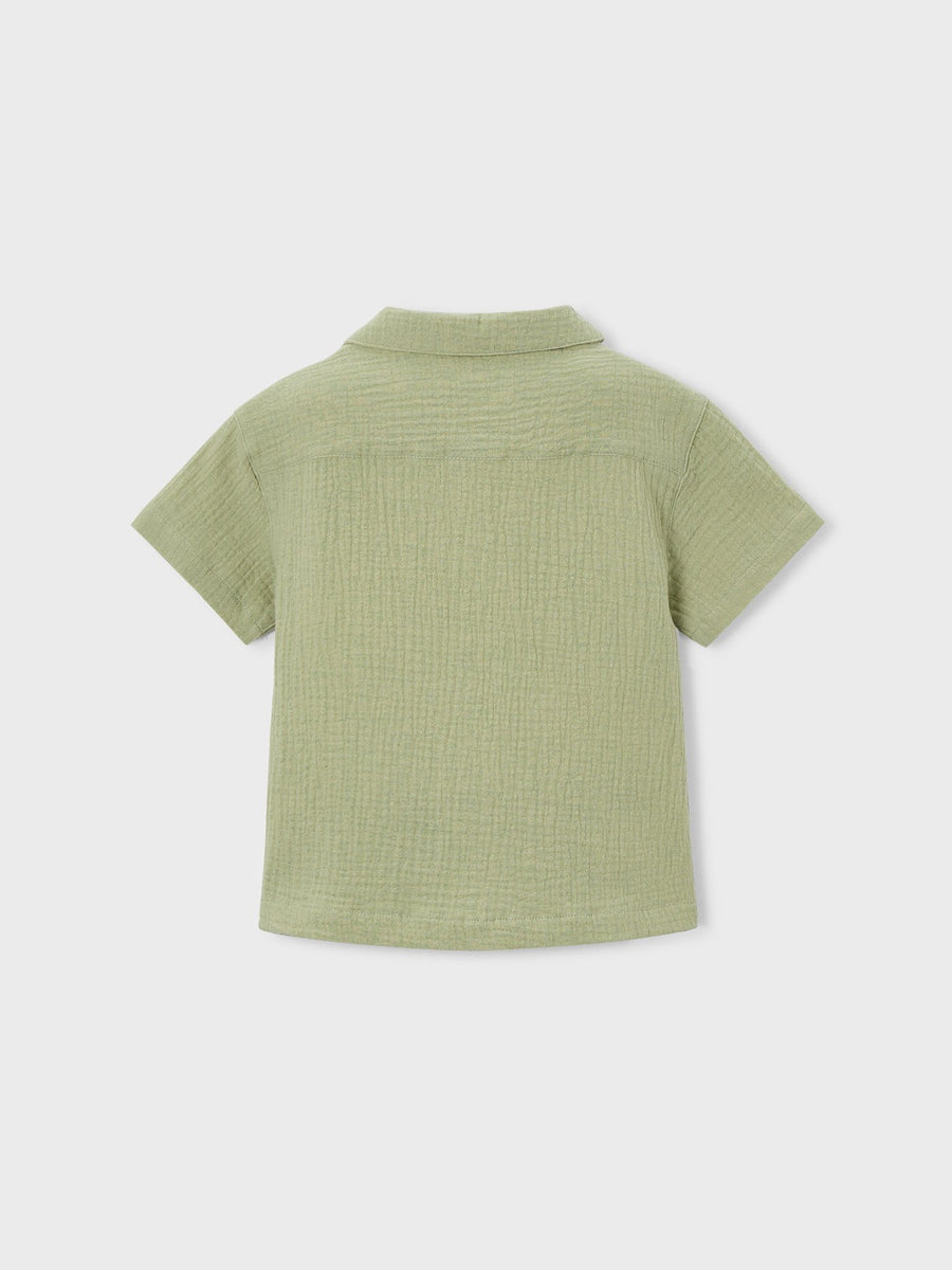 Camisa m/c bambula Bambu (Verde Alface)  para Menino - Mayoral