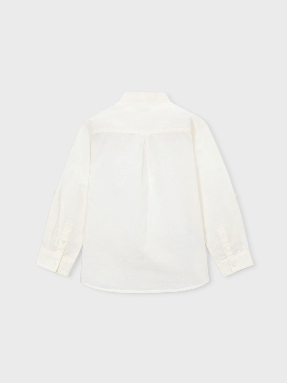 Camisa m/comp. gola padre lin Nata (Creme / Pérola)  para Menino - Mayoral