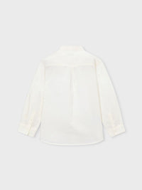 Camisa m/comp. gola padre lin Nata (Creme / Pérola)  para Menino - Mayoral