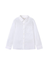 Camisa m/comp.linho Branco (Branco)  para Menino - Mayoral
