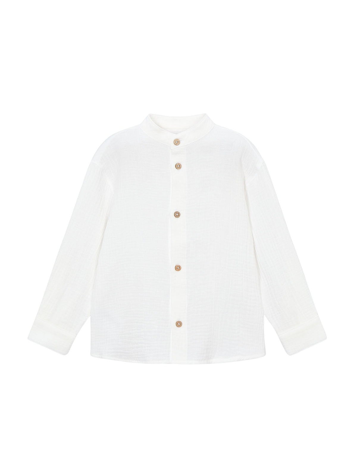 Camisa m/comp. bambula Nata (Creme / Pérola)  para Menino - Mayoral