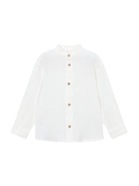 Camisa m/comp. bambula Nata (Creme / Pérola)  para Menino - Mayoral
