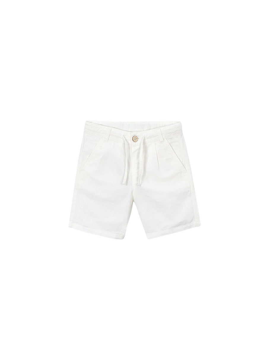 Bermuda linho relaxed Nata (Creme / Pérola)  para Menino - Mayoral