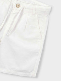 Bermuda linho relaxed Nata (Creme / Pérola)  para Menino - Mayoral