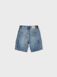 Bermuda jeans super cargo Claro (Ganga c/ Lavagem)  para Menino - Mayoral
