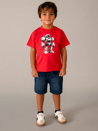 Bermuda soft denim jogger Escuro (Marinho)  para Menino - Mayoral
