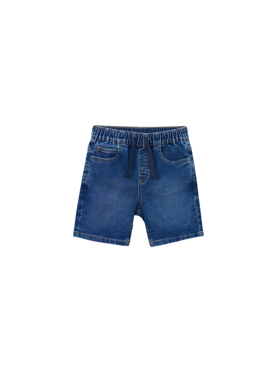 Bermuda soft denim jogger Base (Ganga)  para Menino - Mayoral