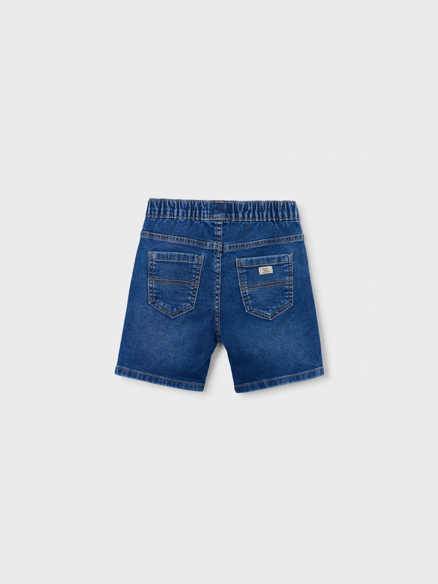 Bermuda soft denim jogger Base (Ganga)  para Menino - Mayoral