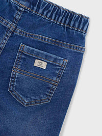 Bermuda soft denim jogger Base (Ganga)  para Menino - Mayoral