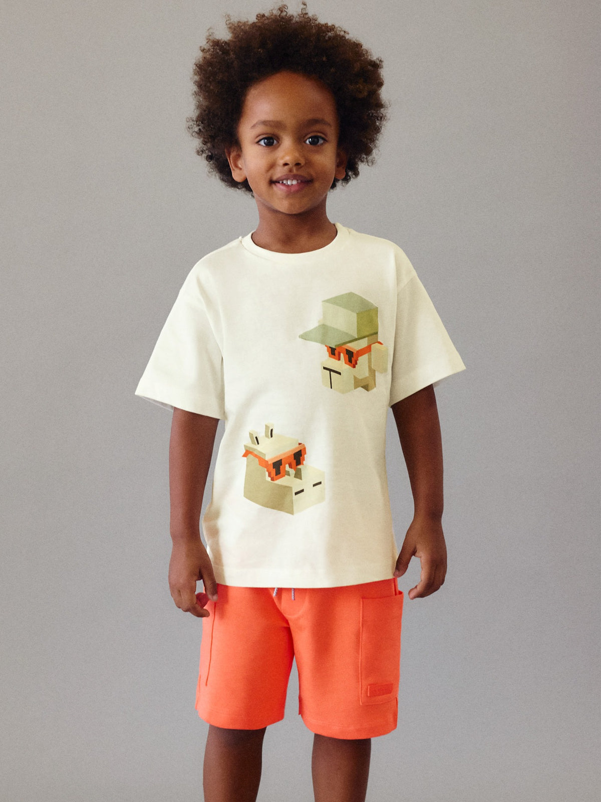 Bermuda mix and match Laranja (Laranja)  para Menino - Mayoral