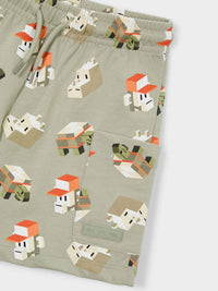 Bermuda mix and match Bambu est (Verde Alface)  para Menino - Mayoral
