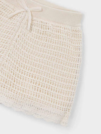 Calções tricot Grão bico (Bege)  para Menina - Mayoral