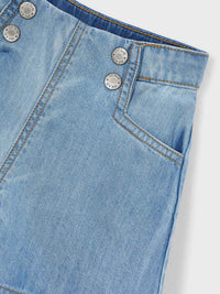 Bermuda denim fluida Claro (Ganga c/ Lavagem)  para Menina - Mayoral