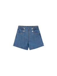 Bermuda denim fluida Escuro (Ganga)  para Menina - Mayoral