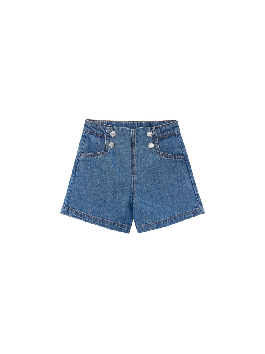 Bermuda denim fluida Escuro (Ganga)  para Menina - Mayoral
