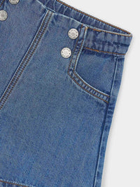 Bermuda denim fluida Escuro (Ganga)  para Menina - Mayoral