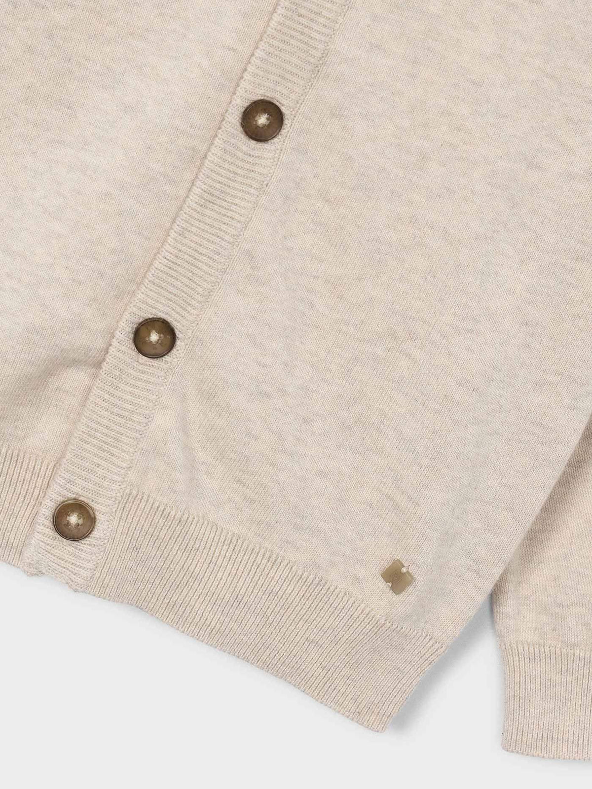 Casaco tricot Pedra vig (Bege)  para Menino - Mayoral