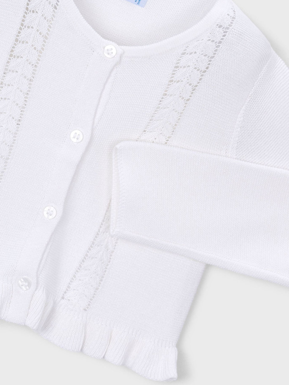 Casaco tricot estruturado Branco (Branco)  para Menina - Mayoral