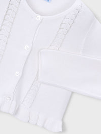 Casaco tricot estruturado Branco (Branco)  para Menina - Mayoral