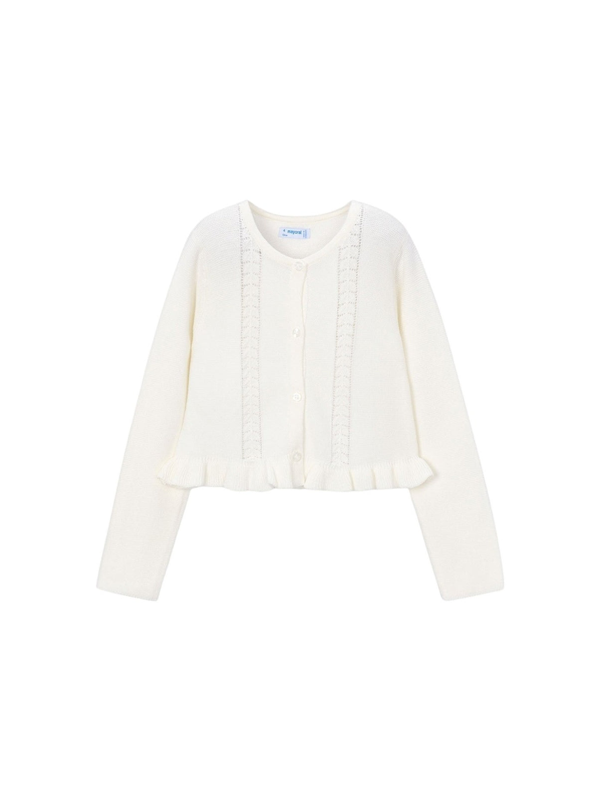 Casaco tricot estruturado Crú (Creme / Pérola)  para Menina - Mayoral