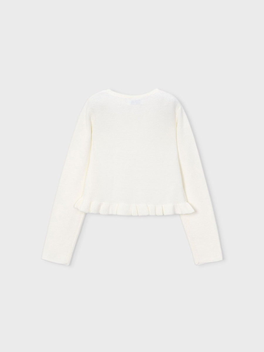 Casaco tricot estruturado Crú (Creme / Pérola)  para Menina - Mayoral