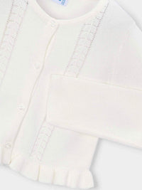 Casaco tricot estruturado Crú (Creme / Pérola)  para Menina - Mayoral