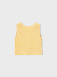 Colete tricot Baunilha (Amarelo Pálido)  para Menina - Mayoral