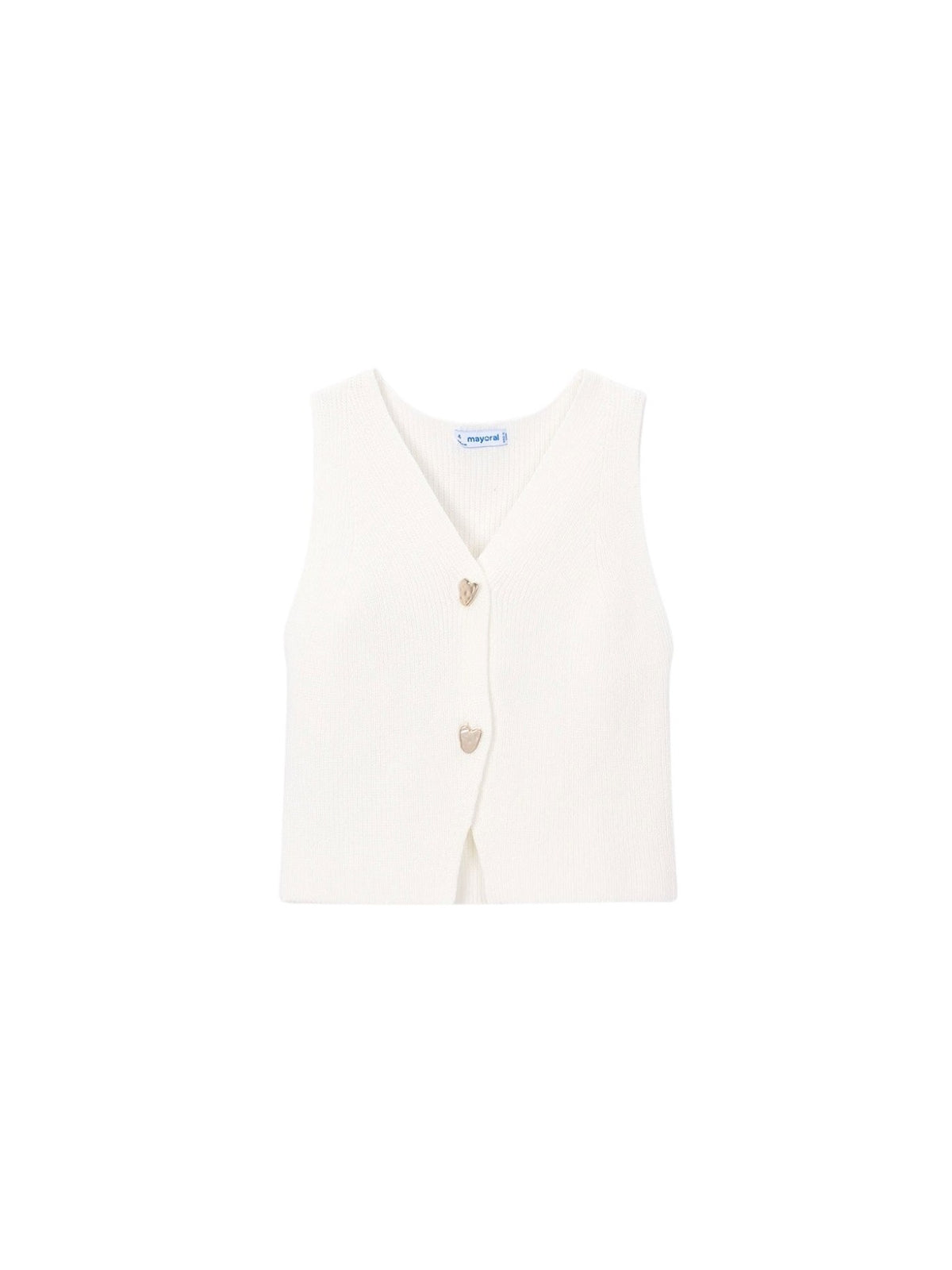 Colete tricot Osso (Creme / Pérola)  para Menina - Mayoral