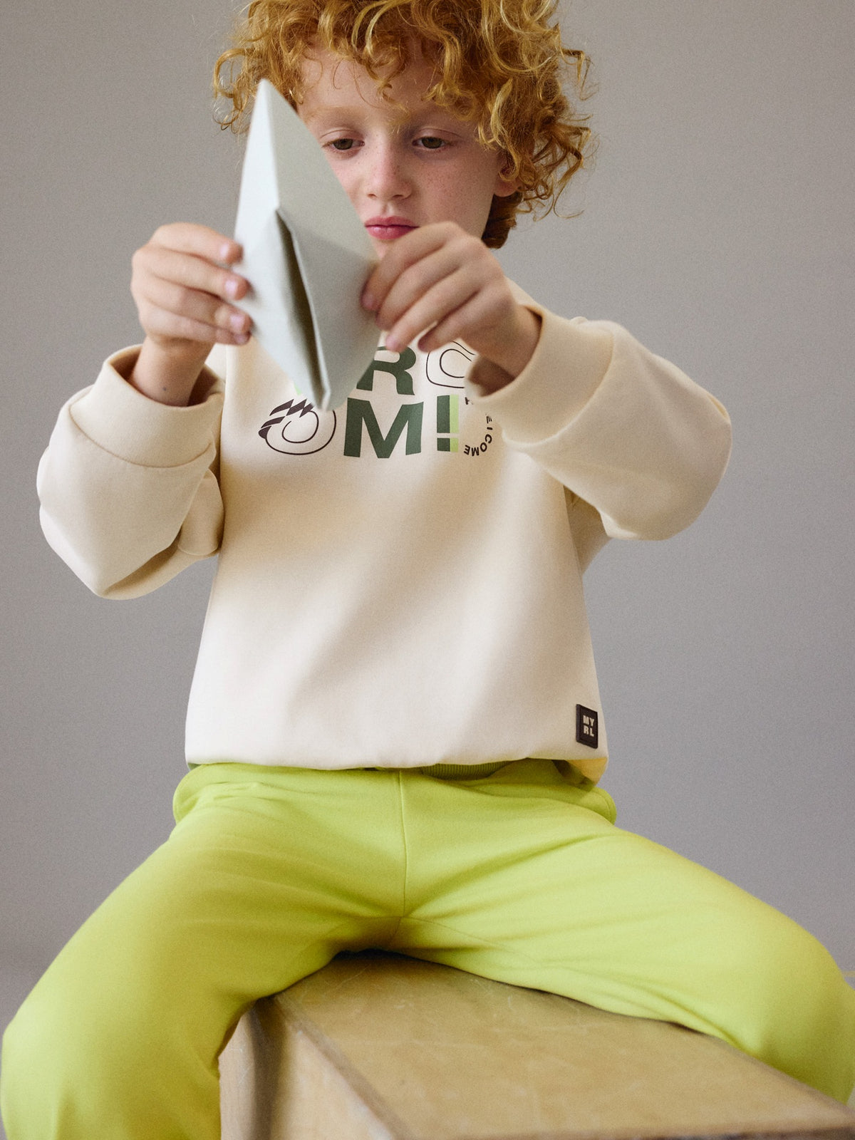 Sweat "athletics" Canamo (Creme / Pérola)  para Menino - Mayoral
