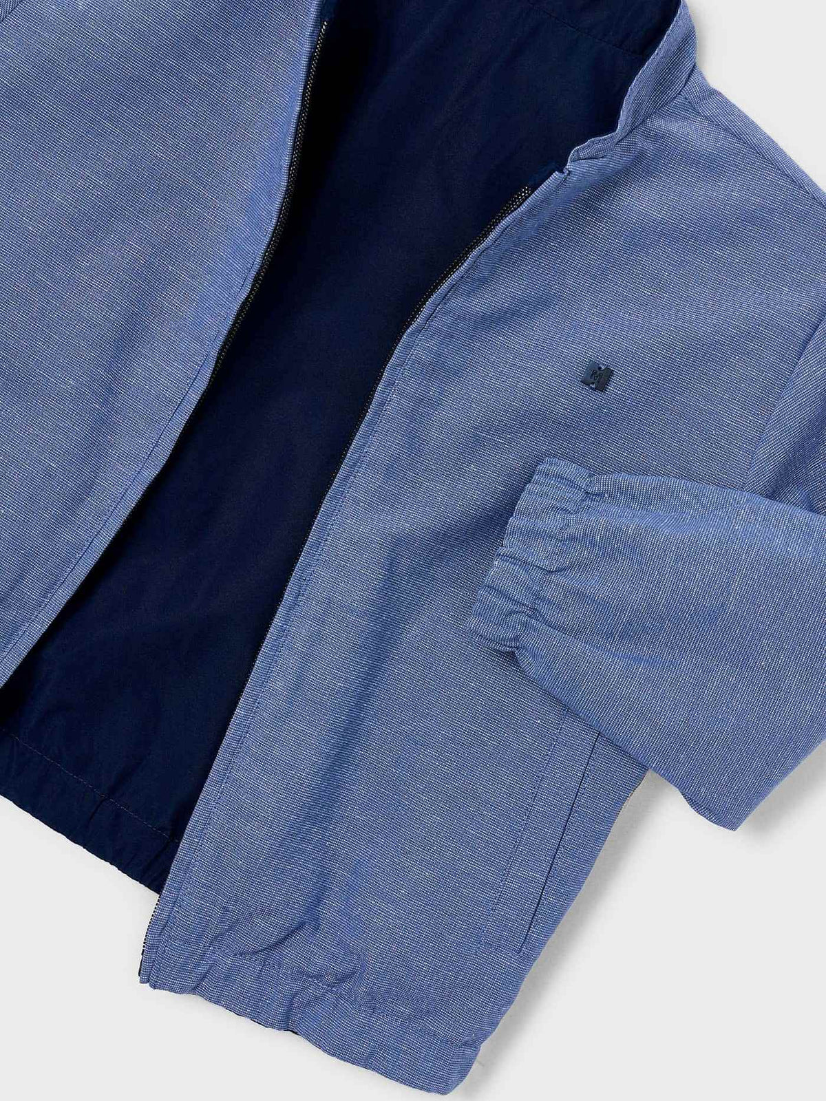 Blusão reversível linho Índigo (Azul)  para Menino - Mayoral