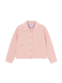 Jaqueta tricot Blossom (Rosa)  para Menina - Mayoral
