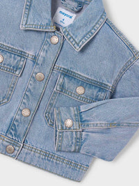 Blusão denim Claro (Ganga c/ Lavagem)  para Menina - Mayoral