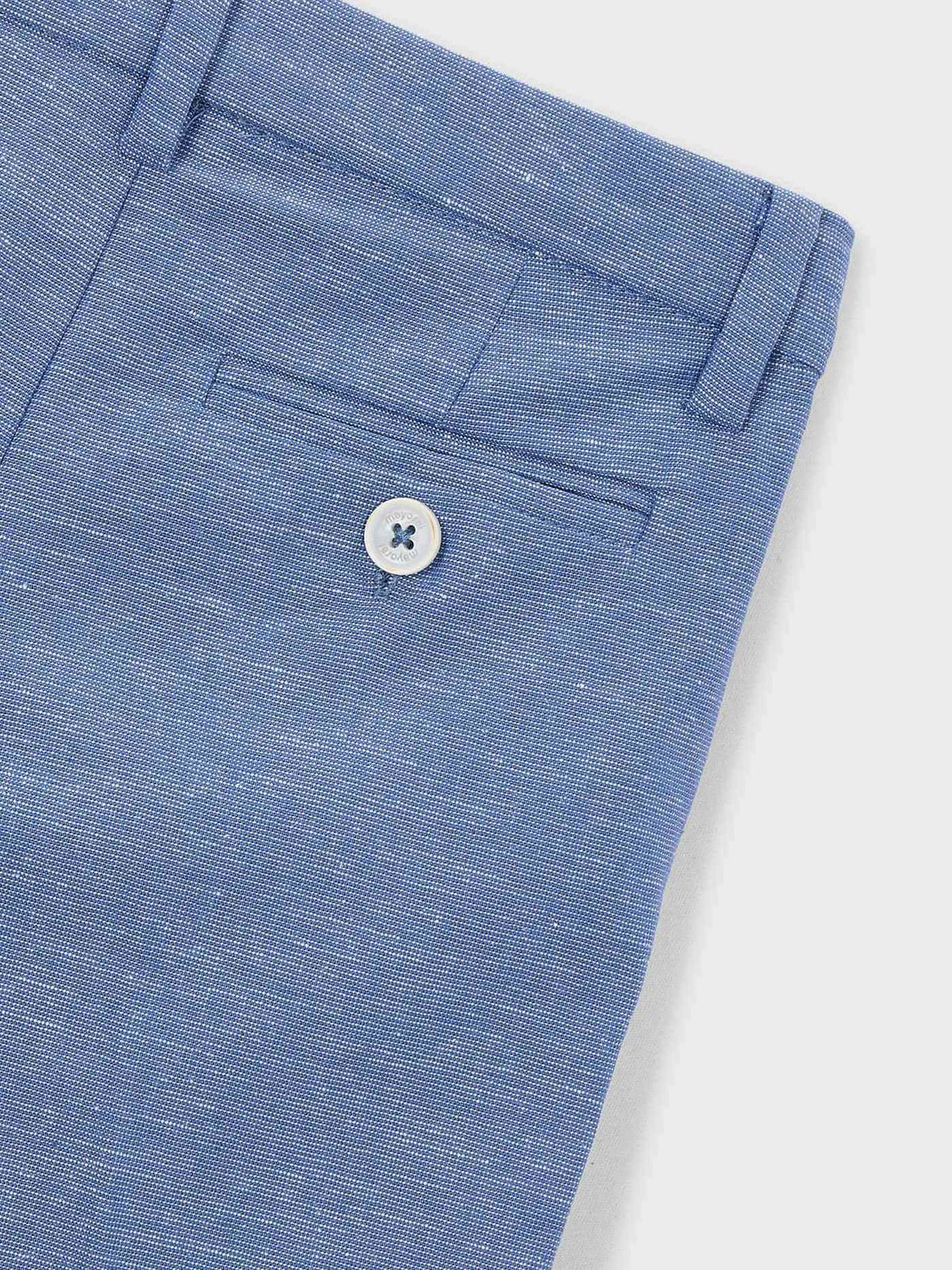 Calça linho suiting Índigo (Azul)  para Menino - Mayoral