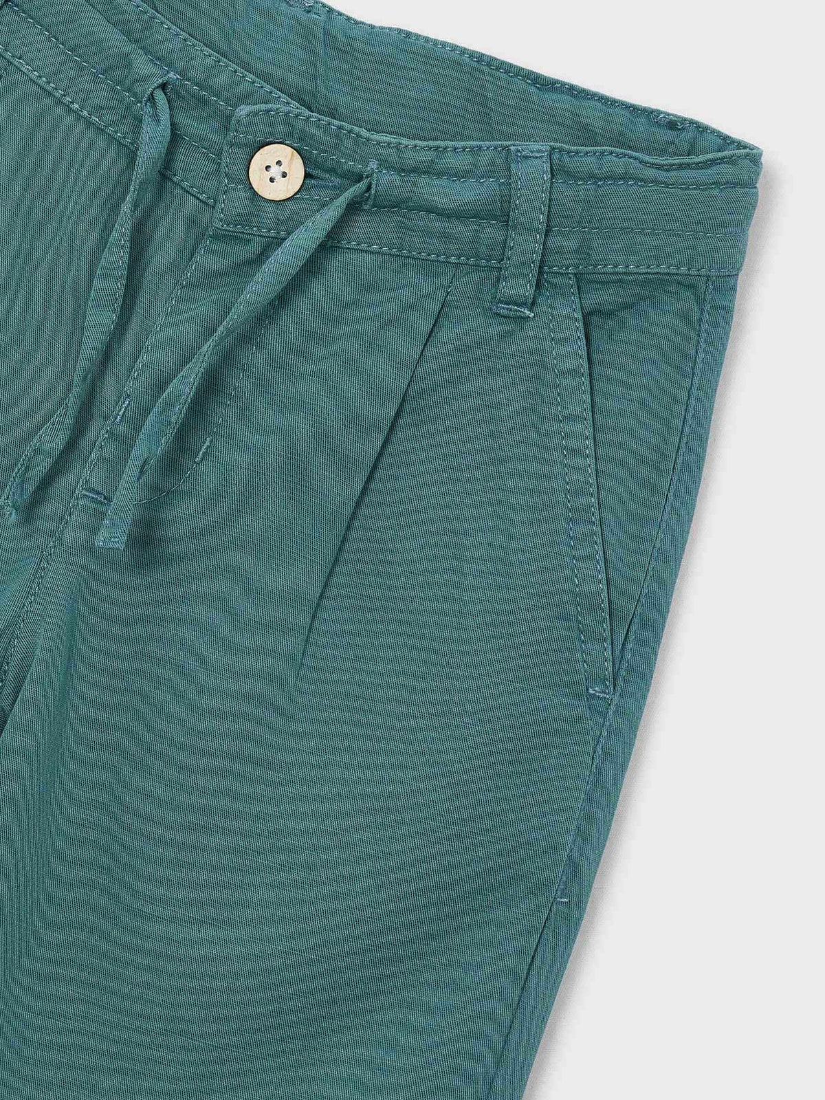Calça linho relaxed Alga (Verde Tropa)  para Menino - Mayoral