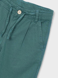 Calça linho relaxed Alga (Verde Tropa)  para Menino - Mayoral