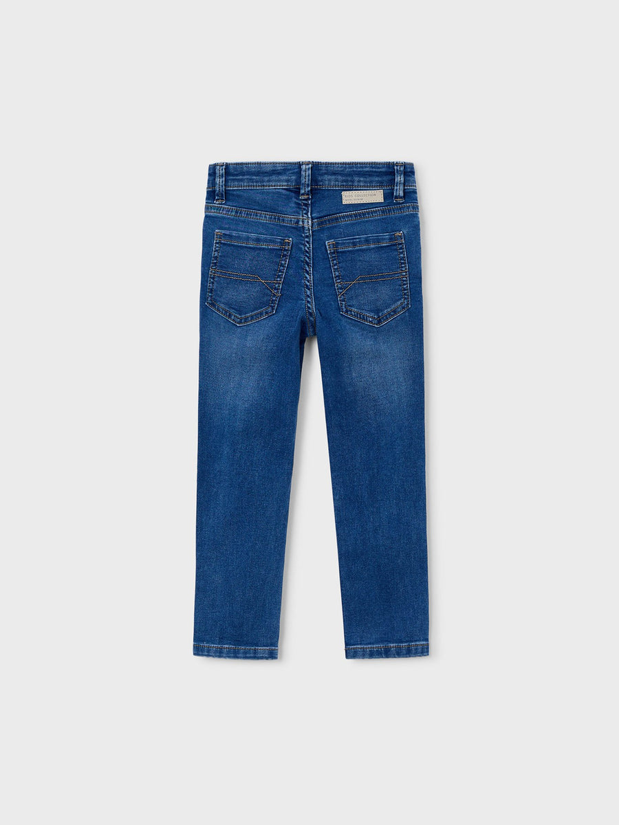 Calça soft denim 5b Base (Ganga)  para Menino - Mayoral