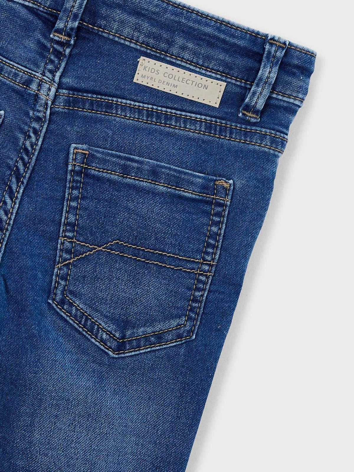 Calça soft denim 5b Base (Ganga)  para Menino - Mayoral