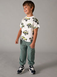 Calça combinada Verde (Verde)  para Menino - Mayoral