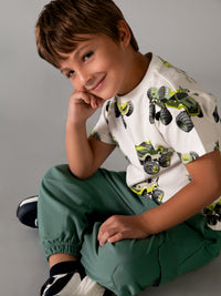 Calça combinada Verde (Verde)  para Menino - Mayoral