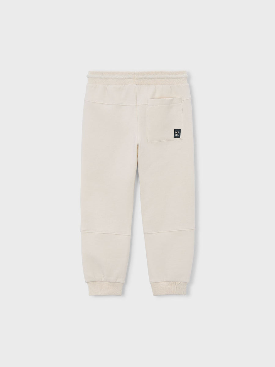 Calças jogger c/ zíper Canamo (Creme / Pérola)  para Menino - Mayoral