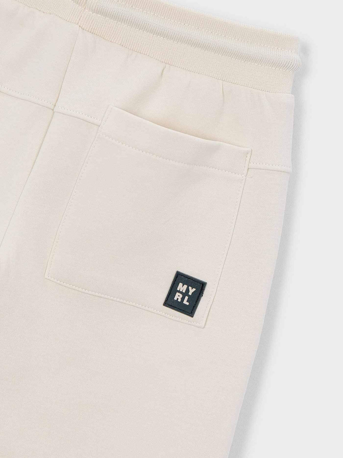 Calças jogger c/ zíper Canamo (Creme / Pérola)  para Menino - Mayoral